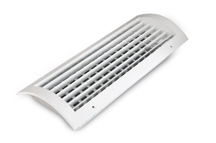 Yuvarlak Çift Sıra Kanatlı (Üfleme) Dampersiz Menfez 10×45 cm